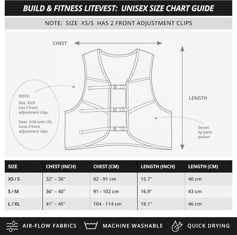 Build & Fitness LITEVEST Running Vest with 2X 500ml Soft Flasks – 7 Pockets, Lightweight, Breathable Hydration Vest – Premium, Secure, Comfort & Style for Training, Trails, Marathons & Everyday Runs in Kuwait