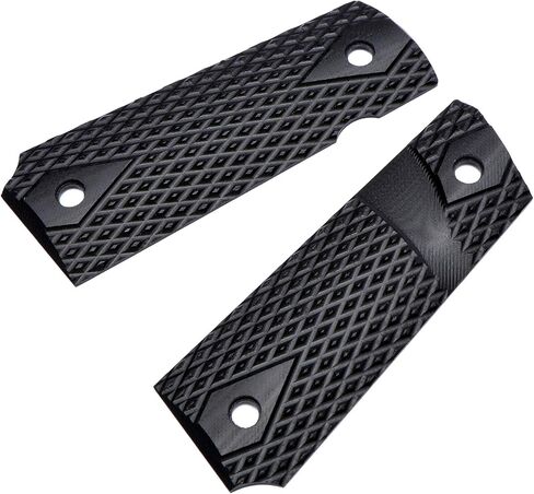 Guuun 1911 Slim Grips G10 Full Size Ambi Safety Cut Big Scoop Diamond Texture in Saudi Arabia