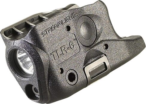 Streamlight 69272 TLR-6 ضوء سلاح تكتيكي 100 لومن مع ليزر أحمر متكامل مصمم حصريًا وحصريًا لغلوك 26/27/28/33/39، أسود in Kuwait