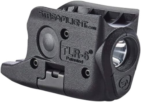 Streamlight 69272 TLR-6 ضوء سلاح تكتيكي 100 لومن مع ليزر أحمر متكامل مصمم حصريًا وحصريًا لغلوك 26/27/28/33/39، أسود in Kuwait