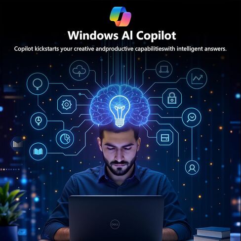 لاب توب ديل 15 DC15250 بشاشة لمس 15.6 بوصة فل اتش دي، انتل كور i5-1334U، كوبيلوت ايه اي، 32 جيجا رام و1 تيرابايت اس اس دي، ويندوز 11 برو و1 سنة مايكروسوفت اوفيس 365 in Kuwait