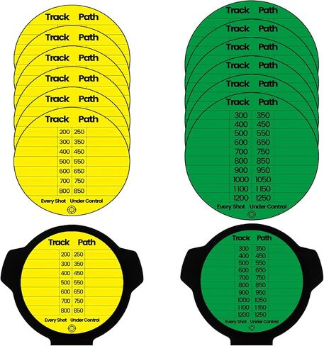 Twizz Scope DOPE Sticker Pack: Removable, Writable Adhesive Labels – 12 Pack (2 Designs, 6 Each) – Perfect for Precision & Organization! (Scope Cover Not Included) in Saudi Arabia