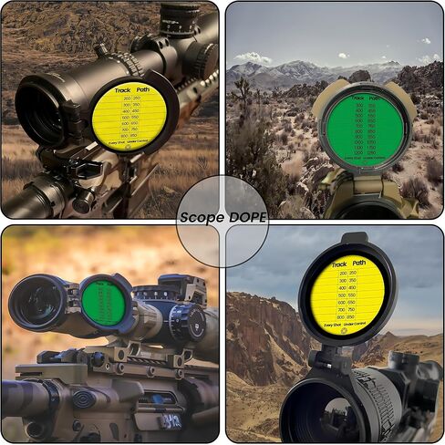Twizz Scope DOPE Sticker Pack: Removable, Writable Adhesive Labels – 12 Pack (2 Designs, 6 Each) – Perfect for Precision & Organization! (Scope Cover Not Included) in Saudi Arabia