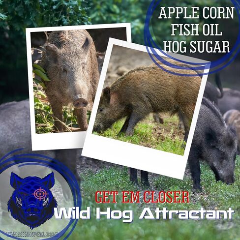 Zone Realtree Warhawgs Wild Hog Attractant Spray – Apple Corn Sugar Scent Hog Lure with Fish Oil – Feral Hog Boar Sow Attractant for Hunting Bait Sites Feeders – Long Range Scent Bomb in Saudi Arabia