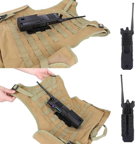 Portable Radio Case,Tactical Radio Holster for Motorola APX6000/7000/8000 Radios,Molle Clip/Belt Clip Carry in Saudi Arabia