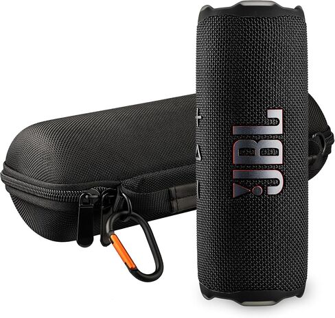 مجموعة سماعات JBL FLIP 7 (أسود) المحمولة المقاومة للماء مع حافظة صلبة X-Halo (أسود) in Saudi Arabia
