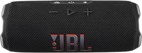 مجموعة سماعات JBL FLIP 7 (أسود) المحمولة المقاومة للماء مع حافظة صلبة X-Halo (أسود) in Saudi Arabia