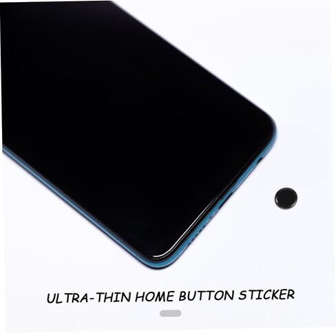 Gadpiparty Ultra Thin Home Button Sticker for Touch Sensor Cover with Adhesive Protection Compatible with Models Background with Border Decorative in Saudi Arabia