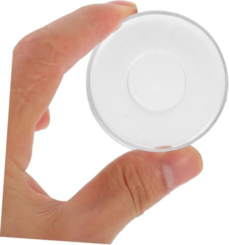 TEHAUX 6pcs Nano Non- Adhesive Pads Traceless Transparent Phone Holder for Home Office Multi-Functional Sticky Grippers for Organizing Cables and Items Square Round in Saudi Arabia