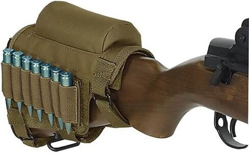 Viriber Rifle Cheek Riser Tactical Rifle Bullet Holder Bag with Adjustable Straps for Shotguns and Fixed Rifle in Saudi Arabia
