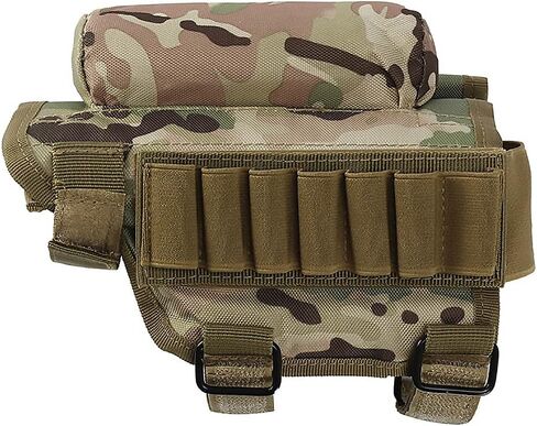 Viriber Rifle Cheek Riser Tactical Rifle Bullet Holder Bag with Adjustable Straps for Shotguns and Fixed Rifle in Saudi Arabia