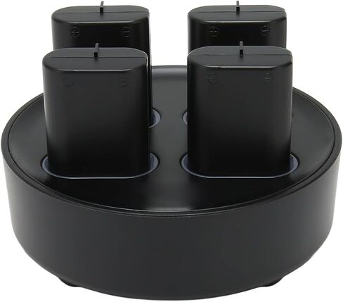 Fast Charging Controller Battery Packs, 4 x 800mAh Rechargeable Battery Pack Charger Station with LED Indicators for Xbox One S X in Saudi Arabia