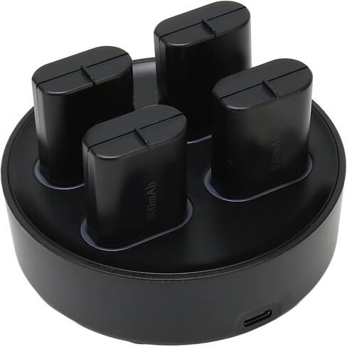 Fast Charging Controller Battery Packs, 4 x 800mAh Rechargeable Battery Pack Charger Station with LED Indicators for Xbox One S X in Saudi Arabia