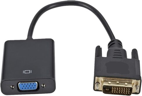 Male to V/GA Female Adapter Full HD 1080P DVI to V/GA Adapter 25Pin to 15Pin Cable Converter for PC Computer M>oni>tor in Saudi Arabia