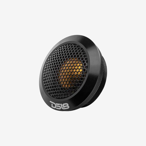 DS18 DTX 2.2 بوصة مكبر صوت على شكل قبة من التيتانيوم مع هيكل من الألومنيوم - جودة صوت 60 وات ذروة 4 أوم مغناطيس نيوديميوم (2 مكبرات صوت) (متجدد) in Saudi Arabia