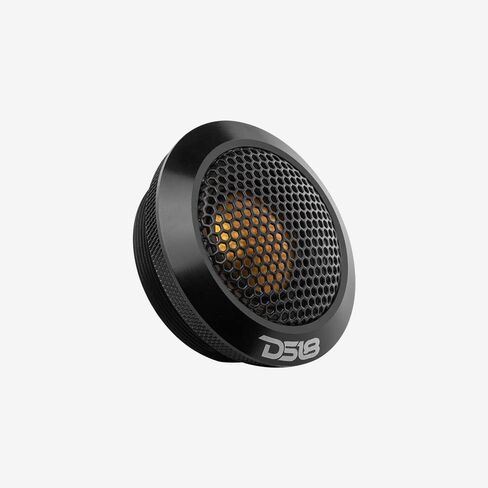 DS18 DTX 2.2 بوصة مكبر صوت على شكل قبة من التيتانيوم مع هيكل من الألومنيوم - جودة صوت 60 وات ذروة 4 أوم مغناطيس نيوديميوم (2 مكبرات صوت) (متجدد) in Saudi Arabia
