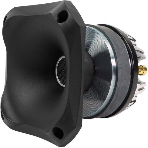 Rockville HT81 240W Titanium Tweeter 8 Ohm Compressor Driver، حساسية عالية، حامل ضحل، تردد واسع، مثالي لأنظمة صوت السيارة ودي جي in Saudi Arabia