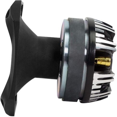 Rockville HT81 240W Titanium Tweeter 8 Ohm Compressor Driver، حساسية عالية، حامل ضحل، تردد واسع، مثالي لأنظمة صوت السيارة ودي جي in Saudi Arabia