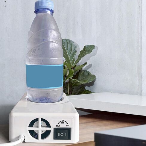 BAFOVY التدفئة تبريد كأس لوحة USB المشروبات دفئا برودة مع إيقاف السيارات لمكتب المنزل مكتب السفر استخدام السيارة، 5.5 × 3.5 × 1.4 بوصة in Saudi Arabia