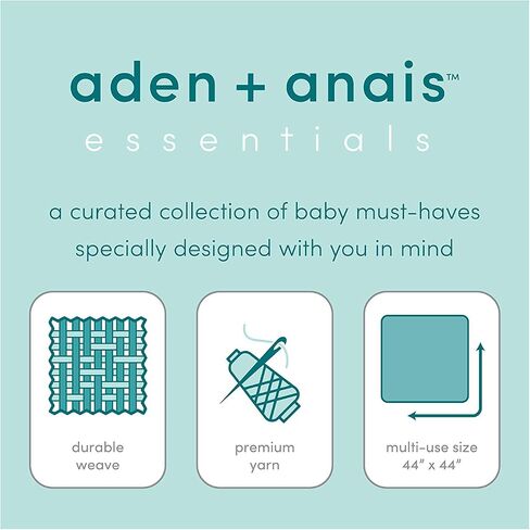 aden + anais Essentials Changing Pad Cover, 100% Cotton Muslin, Super Soft & Breathable, Tailored Snug Fit, Single, Farm to Table - Avocados in Saudi Arabia