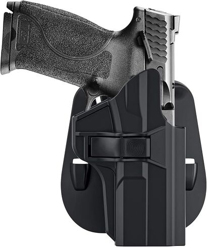 M P 2.0 9mm Holster for S&W M&P 9mm/.40 Full-Size, S&W M&P 2.0 9mm/40 Compact(Not for Shield), Belt Carry Gun Holster, Adjustable Cant OWB Paddle MP Holster & Quick Draw - Right Handed in Saudi Arabia