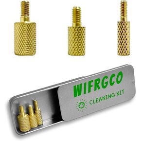 6 Pack Gun Cleaning Rod Fitting Adapter Set 5-40 8-32 10-32 5/16-27 Thread in Male & Female Brass Adapter for 22 Caliber Rifle Pistol 12 Gauge Shotgun Cleaning Bore Brush in Saudi Arabia