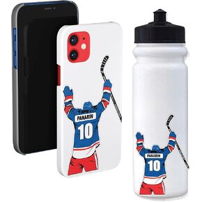 3 عبوات من ملصقات الهوكي بانارين | ملصقات مغلفة لزجاجة المياه أو الكمبيوتر المحمول أو الهاتف | ملصقات هدايا الهوكي تدوم ولن تتقشر in Kuwait