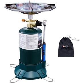 Propane Camping Stove With High Power Burner, Single Burner Bottle Top Propane Stove Adjustable Flame for Backpacking,Hiking,Camping,Tank Top Stove With USB Cable (Fuel not included) in Saudi Arabia
