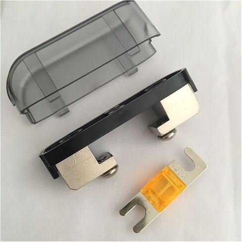 الصمامات 2 قطعة/الوحدة 12 فولت 24 فولت 32 فولت سيارة مكبر للصوت السيارات حامل فيوز صغير مع فيوز صغير 40A (مع 2 قطعة فيوز 100A) in Kuwait