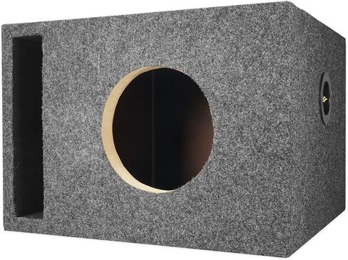 Rockville RSV65 Single 6.5" Subwoofer Vented MDF Sub Enclosure, 0.89 Cu Ft, Precision-Tuned Port, Durable MDF Build, Compact Design, for Car Audio Systems in Saudi Arabia