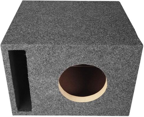 Rockville RSV65 Single 6.5" Subwoofer Vented MDF Sub Enclosure, 0.89 Cu Ft, Precision-Tuned Port, Durable MDF Build, Compact Design, for Car Audio Systems in Saudi Arabia