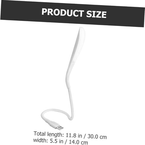 Luxshiny USB Flexible Led Light Brightness Settings for Reading Travel and Laptop Use Portable Eye-Caring USB Lamp for Bedside Library and Camping in Kuwait