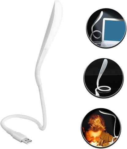 Luxshiny USB Flexible Led Light Brightness Settings for Reading Travel and Laptop Use Portable Eye-Caring USB Lamp for Bedside Library and Camping in Kuwait