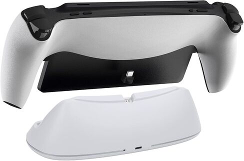 Game Console Charging Dock with RGB Light Effect, for PS Portal Charge Base Holder, Portable Dock Station, Built in RGB Lighting Effects (White) in Saudi Arabia