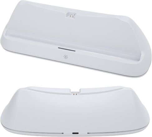 Game Console Charging Dock with RGB Light Effect, for PS Portal Charge Base Holder, Portable Dock Station, Built in RGB Lighting Effects (White) in Saudi Arabia