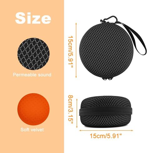 Portable Storage Case for Bang & Olufsen Beosound A1 Speaker(1nd/2nd/3nd Generation), Beoplay A1 Hard Case Shell & Soft Lining, Anti-Drop and Shock Absorption in Saudi Arabia