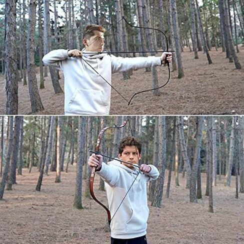 PMZ Archery Recurve Korean Bow High-Performance Horseback Hunting Right Left Hand Traditional Bow for Beginner Adults Teenagers in Saudi Arabia