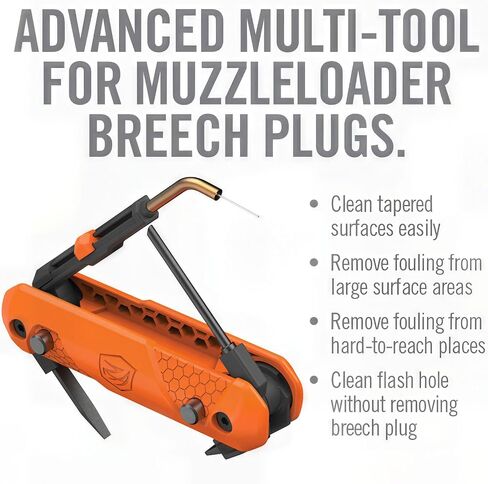 Real Avid Breech Plug Cleaning Options - Choose Between Master Maintenance Kit or 4-in-1 Scraper - Muzzleloader Cleaning Kit for Gun Maintenance in Saudi Arabia
