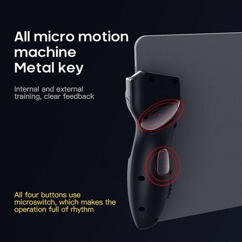 CHICHIYANG Game Joystick Trigger Handle L1R1 Shooter Trigger, Tablet Gamepad Controller Tablet Game Accessories in Saudi Arabia