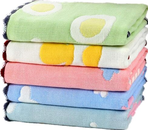 Muslin Baby Washcloths, Organic Muslin Cotton Face Towels, Natural Cotton Wipes for Newborn Sensitive Skin, Soft Bath Washcloths for Boys or Girls, 10 Pack, Christmas Gift in Kuwait