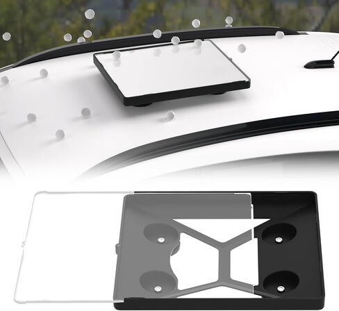 Starlink Mini Mount,Flat Starlink Mini Magnet Roof Car Mount,Quick-Release,Magnet Shield Mounting Kit/Accessories Suitable for RV, Van, Boat, Yacht, Truck(Black) in Saudi Arabia