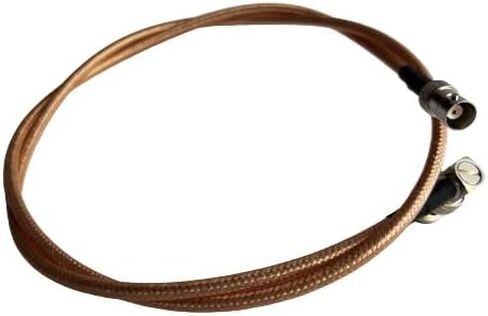BNC Female to BNC Male 90 Degree Angle RG400 Low Loss Double Shielded Coax Cable (5 ft) in Saudi Arabia