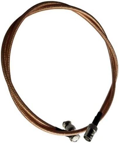 BNC Female to BNC Male 90 Degree Angle RG400 Low Loss Double Shielded Coax Cable (5 ft) in Saudi Arabia