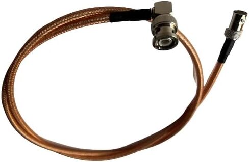 BNC Female to BNC Male 90 Degree Angle RG400 Low Loss Double Shielded Coax Cable (5 ft) in Saudi Arabia