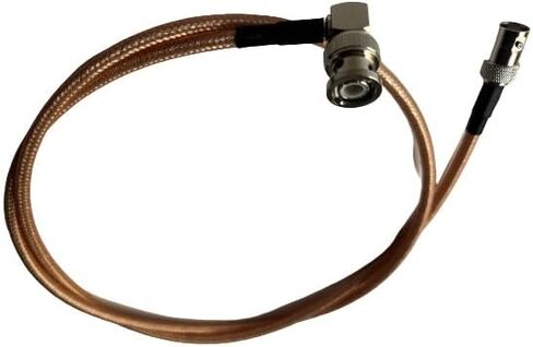 BNC Female to BNC Male 90 Degree Angle RG400 Low Loss Double Shielded Coax Cable (5 ft) in Saudi Arabia