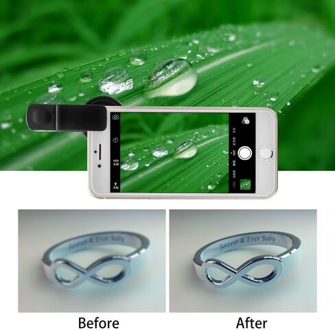 5 in 1 Phone Camera Lens Kit, 2X Optical Zoom Telephoto Lens & 198° Fisheye Lens & 0.63x Wide Angle Lens & 15x Macro Lens & CPL Lens for iPhone, Samsung and More in Saudi Arabia