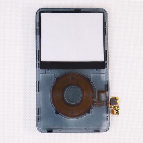 Transparent Smoke Color Plastic Front Faceplate Housing Case Cover clickwheel Center Button for iPod 5th 5.5Gen Video 30GB 60GB 80GB in Saudi Arabia