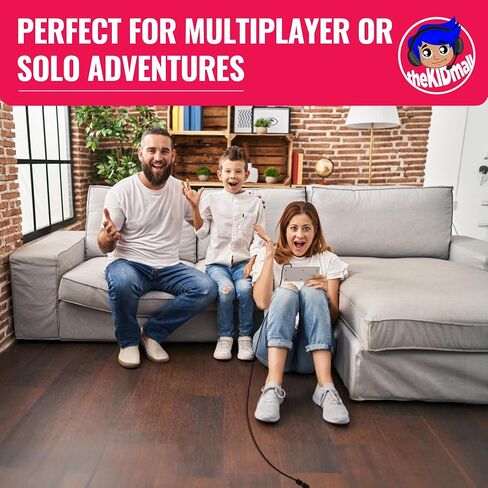 حزمة TheKidMall مكونة من 2 كابلات تمديد لوحدة التحكم متوافقة مع Nintendo NES Classic (نظام نينتندو الترفيهي) - 9 أقدام و8 بوصات (3 أمتار) حزمة من 2 | سلك تمديد طويل in Saudi Arabia