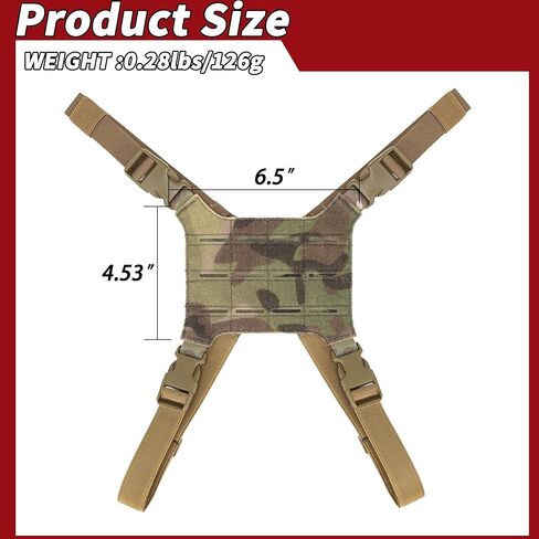 سترة تلاعب الصدر للهاتف التكتيكي 500D نايلون مول متوافق مع حامل اللوحة مع حامل الهاتف، حزام قابل للتعديل in Kuwait