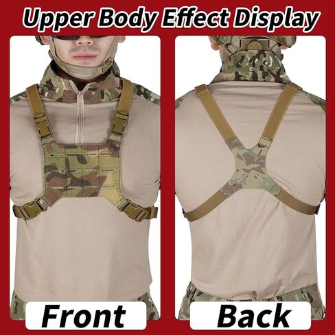 سترة تلاعب الصدر للهاتف التكتيكي 500D نايلون مول متوافق مع حامل اللوحة مع حامل الهاتف، حزام قابل للتعديل in Kuwait